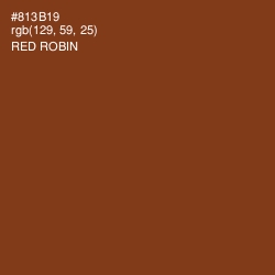 #813B19 - Red Robin Color Image